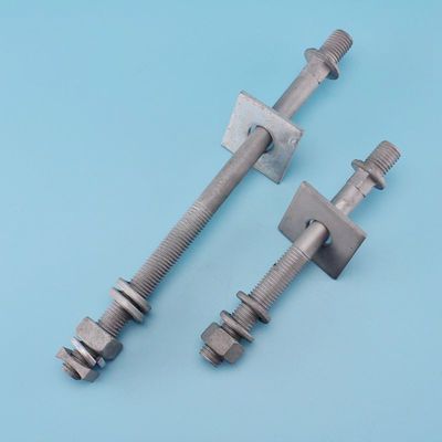 Carbon Steel 3/4"X14" Long Shank Line Post Studs Poleline construction