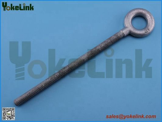 ASTM A153 Oval eye bolt with square nut