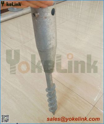 Hot Dip galvanized Ground Screw For Solar Stand