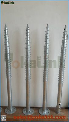 Carbon steel Screw Pile exchange rods for solar power stations