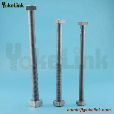 High Quality Forged Steel ASME B18.2.6 square machine bolt for Pole Line Hardware