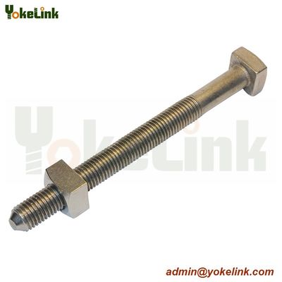 Made In China 304 Stainless Steel ASME B18.2.1 square machine bolt for Pole Line Hardware