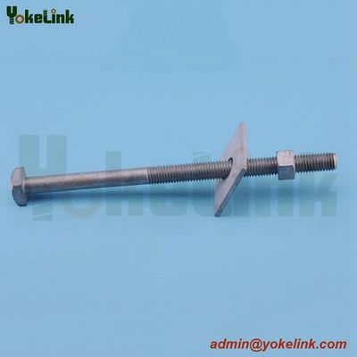 High tensile HDG ANSI C135.10 Sq bolt For Transmission tower