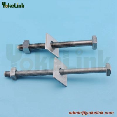 High tensile HDG ANSI C135.10 machine bolt For Electrical Utilities Hardware