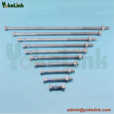 Hdg Square Head Machine Bolt With Nut