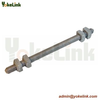 high strength hot dip galvanzied carbon steel Double Arming Bolts