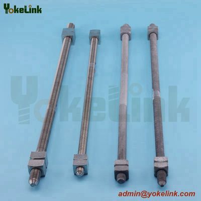 customized precision casting double arming bolts for power line transmission