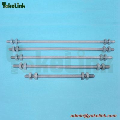 ASTM standard double arming bolt WITH SQUARE NUTS