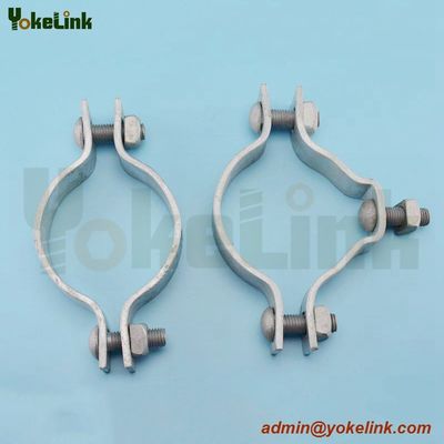 China manufacture hot dip galvanized pole band clamp with low price