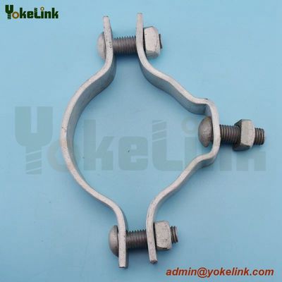 Double Offset Telescopic Pole Clamp / Pole Mounting Bands / Fasten Clamp