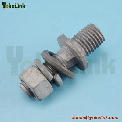 DF19M Series Full-Thread Line Post Insulator Stud Short Shank For Steel Crossarms