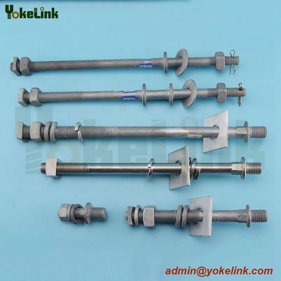Line Post Insulator Stud Steel Crossarm pole line hardware