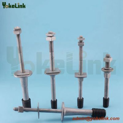 high low voltage forged steel pin for ANSI  55-3 Porcelain Insulators