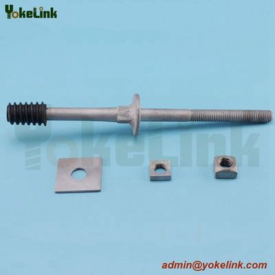 Hot dip galvanized Crossarm Pin/Spindle for insulator for ANSI  55-4 Porcelain Insulators
