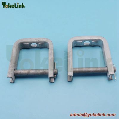 Used for Electric Power Fitting Hot Dip Galvanized Deaded Clevis D iron Bracker HDG Cross Arm Clevis Secondary