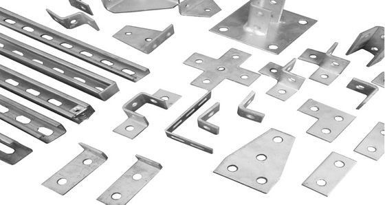 Wing Shape 90 Degree Welded Connector Support Fitting For Strut Channels