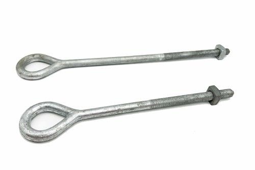 5/8" X 6 ' Oval Eye Bolt Utility Pole Anchor Rod