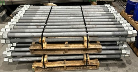 ASTM F1554 Anchor Bolts Grade 36 55 105 With F436 Washers