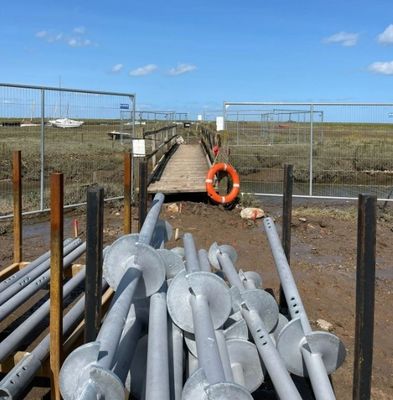 Hot DIP Galvanized Helical Anchors Piles Screw Piles For