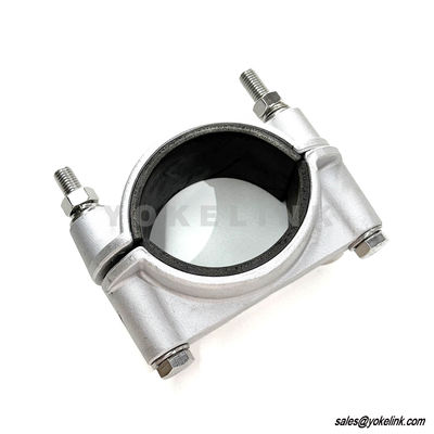 High Voltage Cable Rubber Lined Aluminium Single Cable Cleat