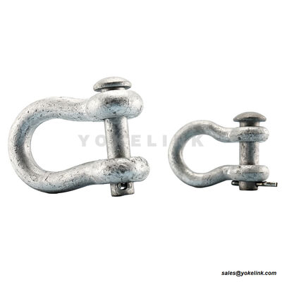 Utility Transmission Line Anchor Shackle | Forged Carbon Steel | ASME B30.26 Anchor Shackle