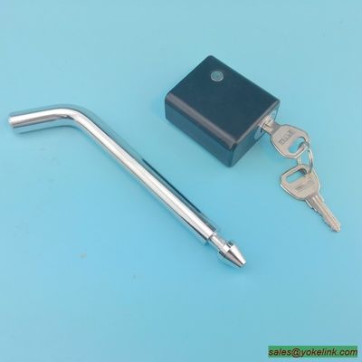 Security Steel 5/8" Hitch Pin Lock - Bent Pin Style Trailer Locking with 2 keys