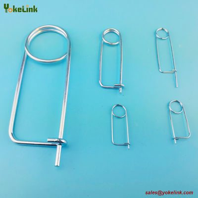 Carbon steel Spring Wire Coiled Tension Safety Pin, Diaper Pin Zinc Finish Safety Pin Wire