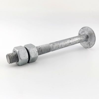 ASTM A394 Type 0 Hot Dip Galvanized Step Bolt 3/4" X 8"
