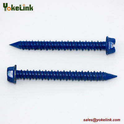 1/4" Hex Washer Head Concrete Screw Hi-Lo Thread Screws Ruspert Tapcon Screw