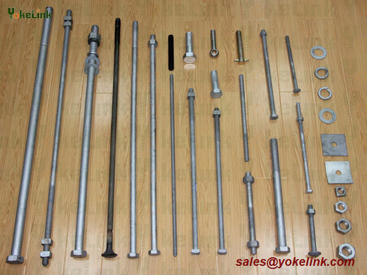 1-1/8" ASTM F3125 Grade A325 Hot Dipped Galvanized Steel Structural Bolt w/A563 DH Nut & F436 Washer