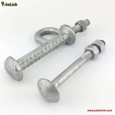 Galvanized Tower Pole Step 5/8" with Nut for Transmission Tower