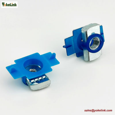 Zinc plating Steel 3/8" Strut Channel Spring Nut 3/8 inch with plastic wing