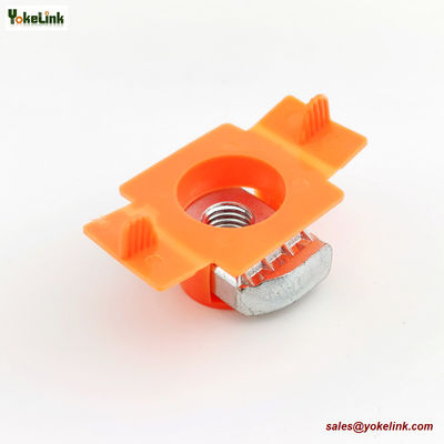 Zinc plating Steel M6 Strut Channel Spring Nut M6 with plastic wing