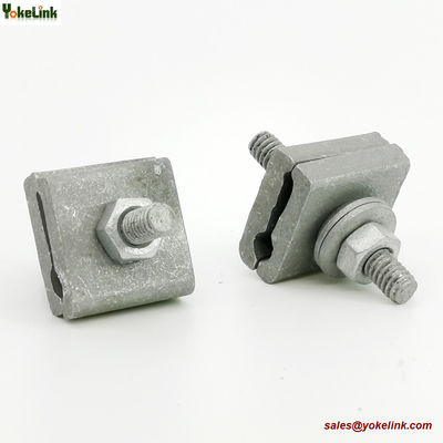 Galvanized D Cable Lashing Wire Clamp 1/4" to 7/16" Strand