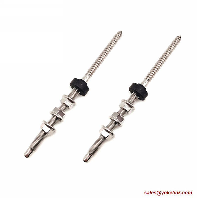 Solar Hanger Bolts For Mounting Solar Panel Height Adjustable Waterproof For Photovoltaic Solar Hanger Bolt