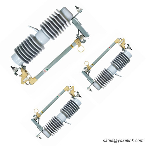 Medium Voltage Pole Mounted 15kv Grey Porcelain Dropout Fuse Cutout