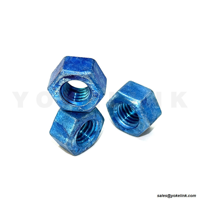 ASTM A325M Hex Heavy Structrual Bolts Blue A194 2H Nuts For Structural Fasteners