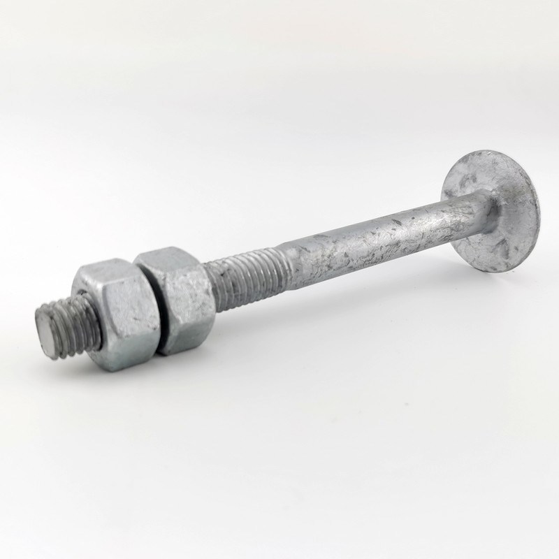 ASTM A394 Type 0 Hot Dip Galvanized Step Bolt 3/4" X 8"